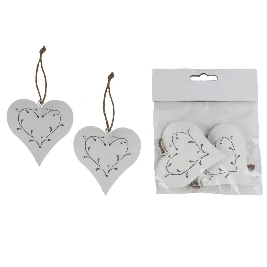 Srdce k zavěšení, 2 ks K3245