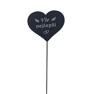 Zápich srdce s nápisem K4752