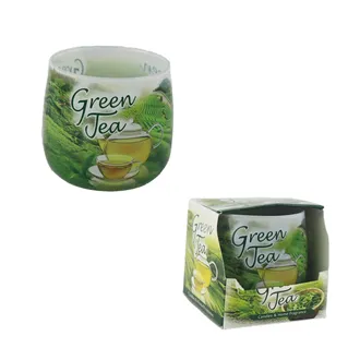 Svíčka vonná ve skle Green Tea, 100g
