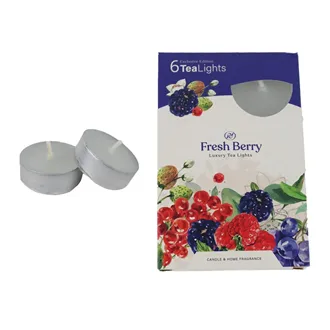 Svíčka čajová FRESH BERRY 6ks