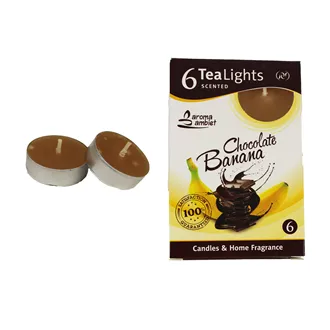 Svíčka čajová CHOCOLATE BANANA 6ks MSC-TL1007