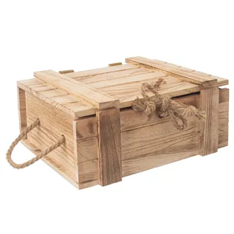 Dřevěná truhla dárková O0015