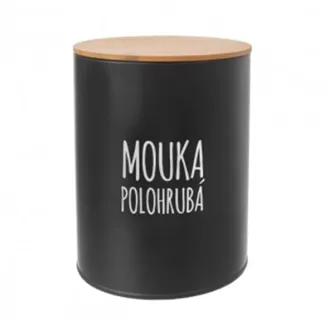 Dóza Mouka polohrubá BLACK O0149