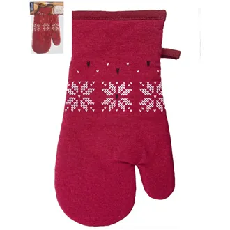 Chňapka bavlna + magnet Vánoční svetr