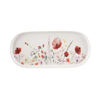 Tác servírovací porcelánový MÁK 25x12 cm O0556