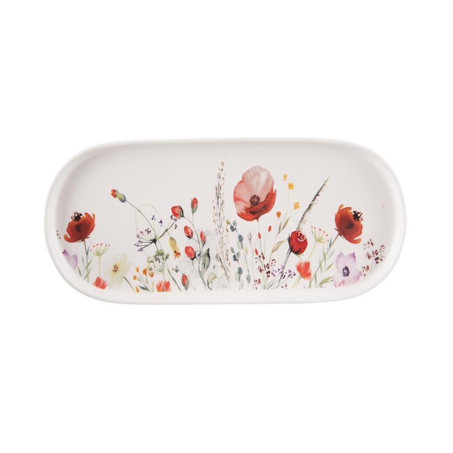 Tác servírovací porcelánový MÁK 25x12 cm O0556