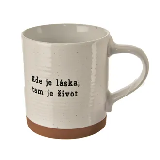 Hrnek keramický Kde je láska O0572