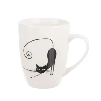 Hrnek porcelán kočka 370 ml O0573