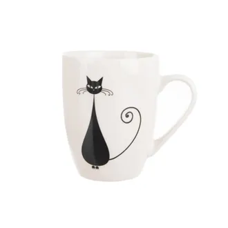 Hrnek porcelán kočka 370 ml O0574