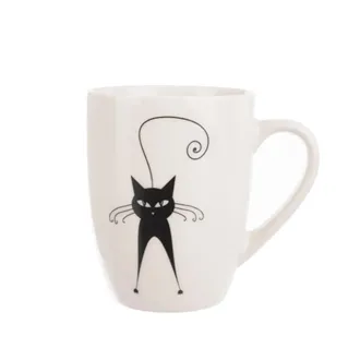Hrnek porcelán kočka 370 ml O0575