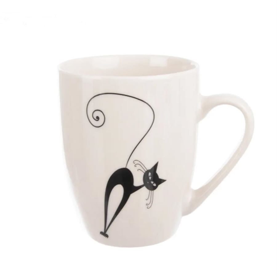 Hrnek porcelán kočka 370 ml O0576