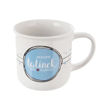 Hrnek porcelán NEJLEPŠÍ TATÍNEK 0,34 l O0583