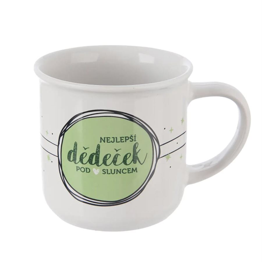 Hrnek porcelán NEJLEPŠÍ DĚDEČEK 0,34 l O0584