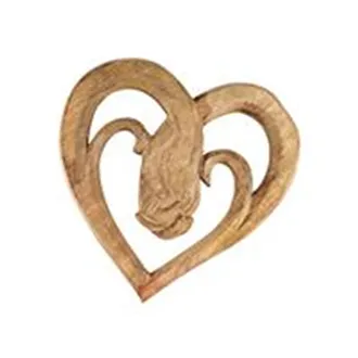 Srdce mango ruce 30x30x2,5 cm
