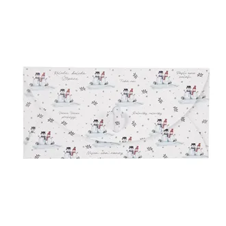 Obálka papír SNĚHULÁK O0636