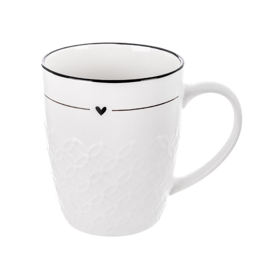 Hrnek porcelánový SRDCE 0,4 l O0642