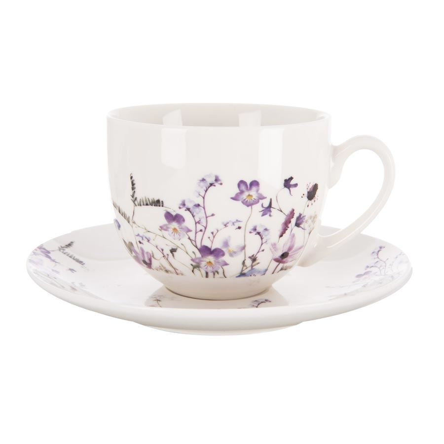 Hrnek + podšálek z porcelánu LOUKA 0,28 l O0650