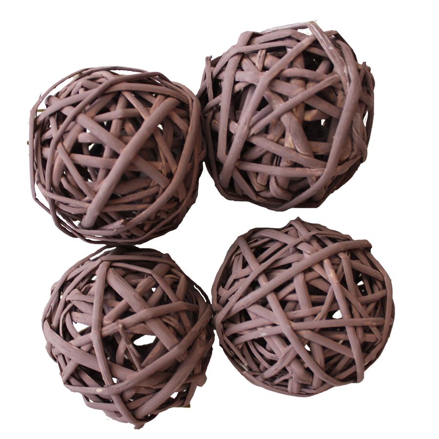 koule tm. fialová 7 cm, sada 4ks P0007-11