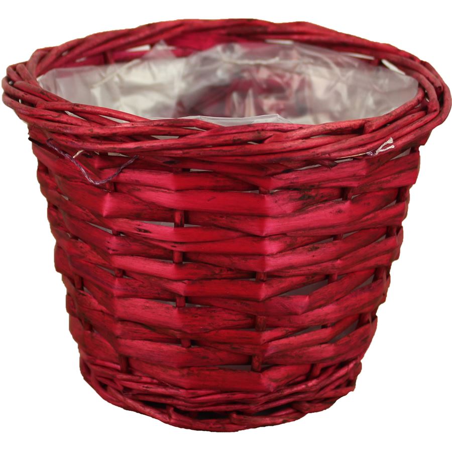 květináč červený dia 16 cm P0022-08