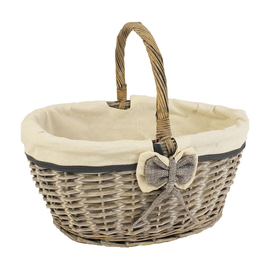 Košík  šedý velký P0807/V