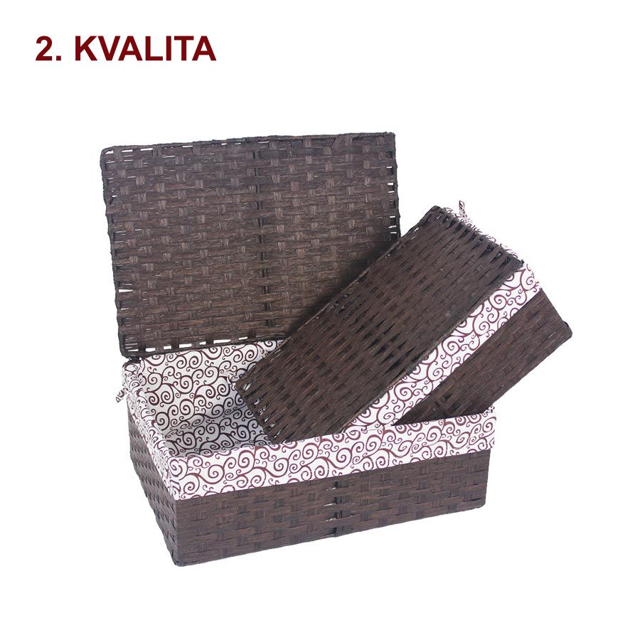 Zásuvka s víkem velká P0865/VB 2. jakost