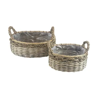 Obal k osázení s plastem, 2 ks P2253