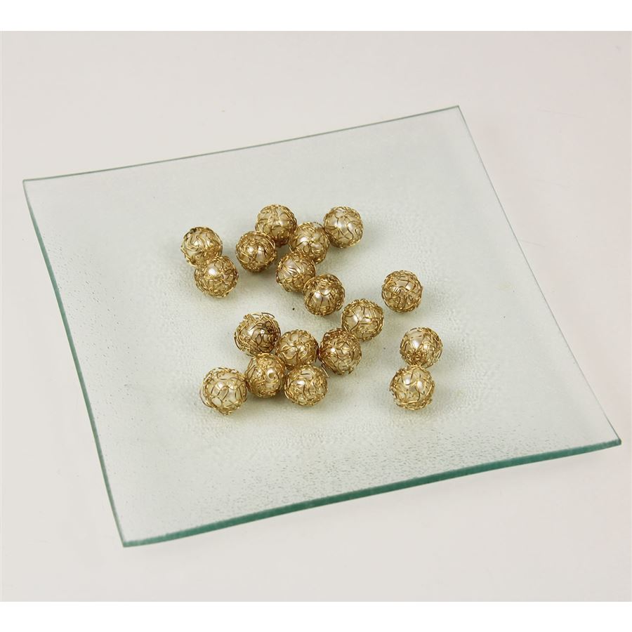 Skleněný tácek dekorační S0078/2