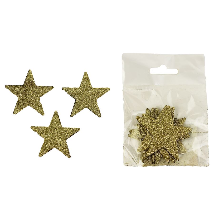 Hvězdy zlaté, 8 ks X1620/ZL