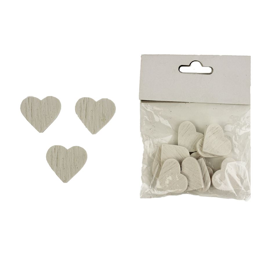 Srdíčka k nalepení, 10 ks X1639