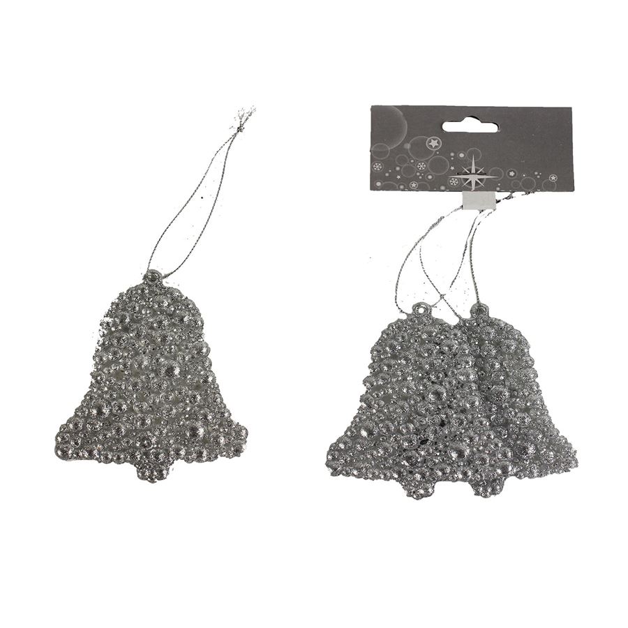 Dekorace zvonek, 2ks X1649/ST