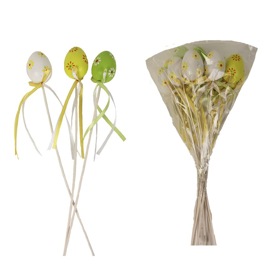 Zápich vejce 12 ks X2456