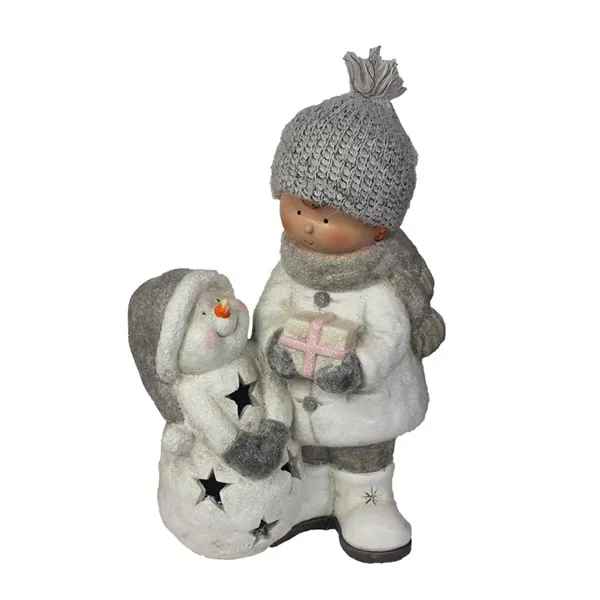Dítě se sněhulákem X2636