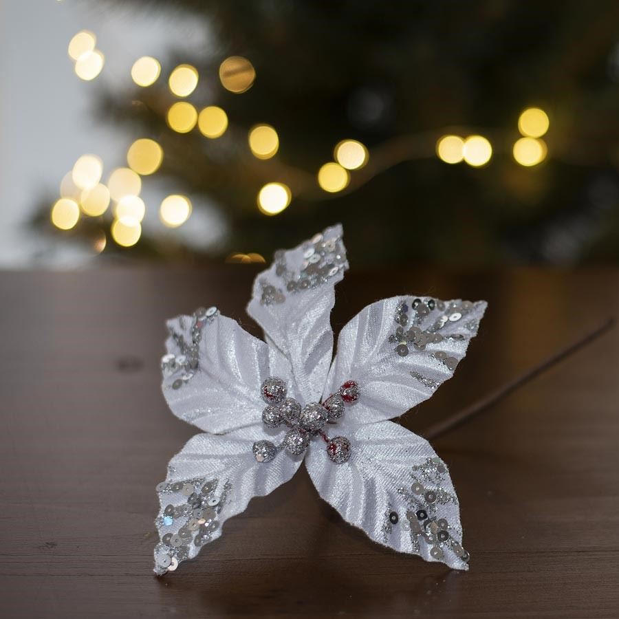 Dekor. květ 20cm - zápich X3586/3