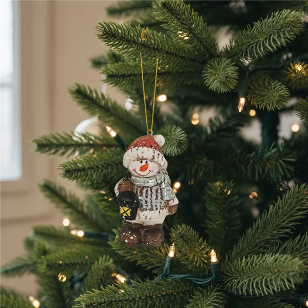 Vánoční ozdoba sněhulák X4215