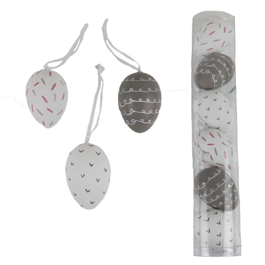 Velikonoční vajíčka, 6 ks X4713