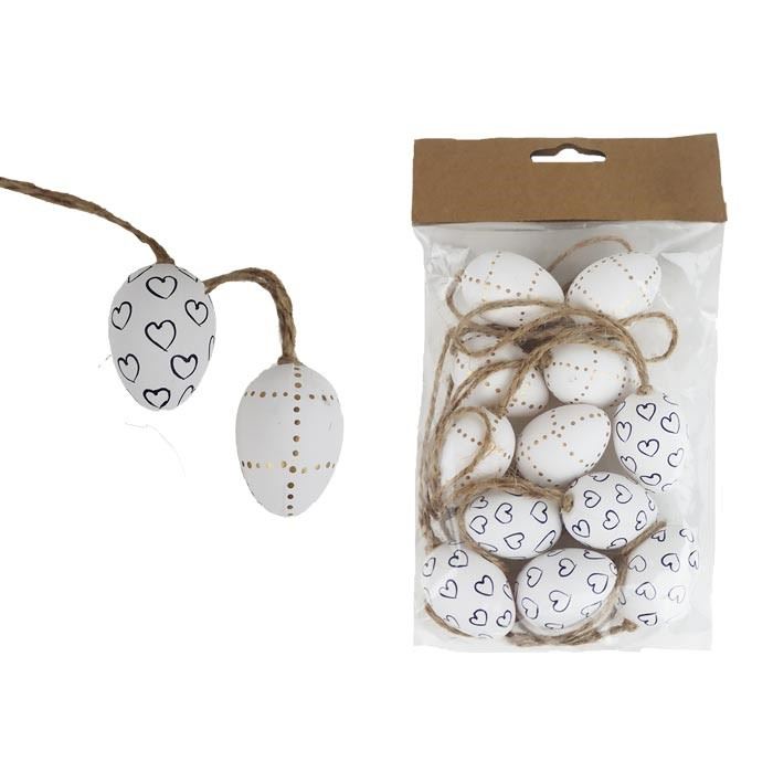Velikonoční vajíčka, 12 ks X4787