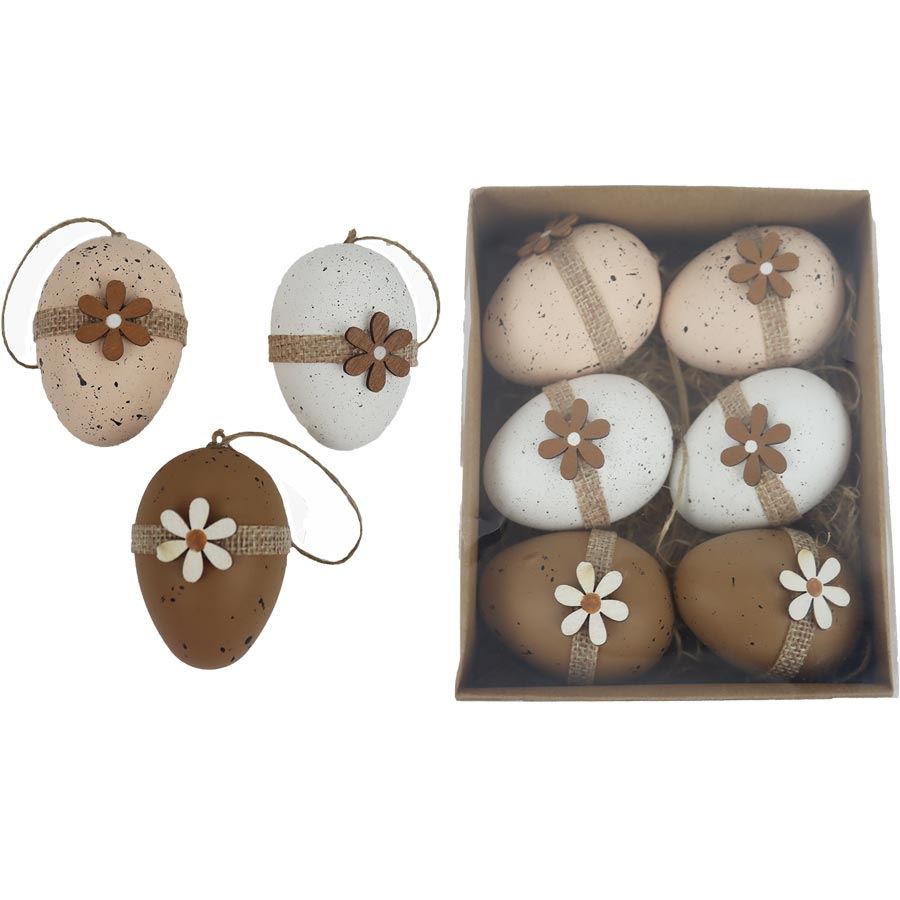 Velikonoční vajíčka, 6 ks X5611