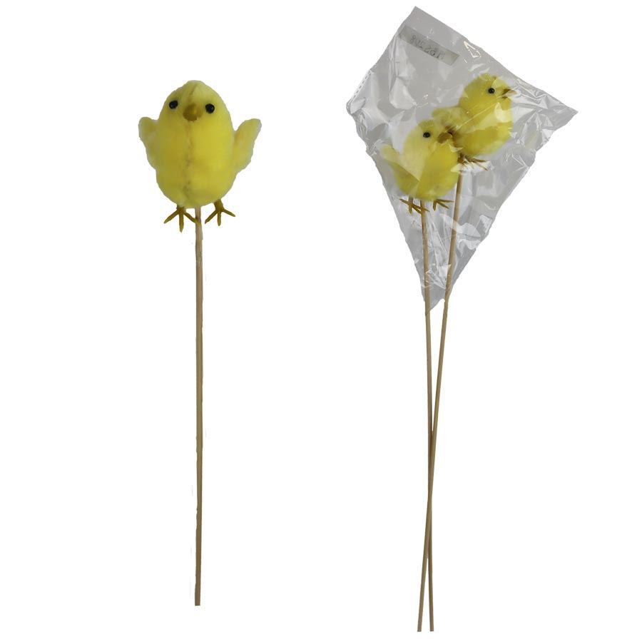 Zápich kuřátko, 2 ks X5778