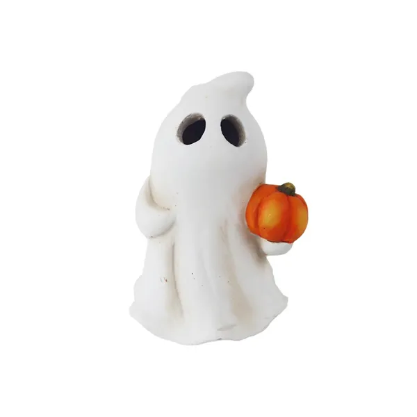 Halloweenská dekorace duch s LED osvětlením X7433