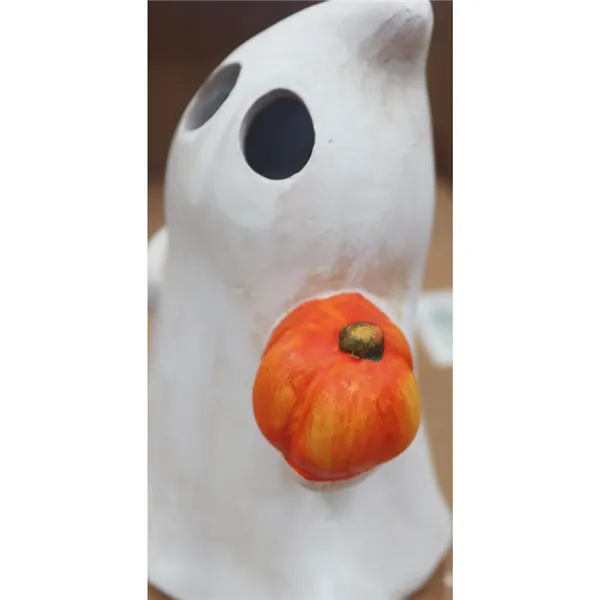 Halloweenská dekorace duch s LED osvětlením 2. jakost X7433