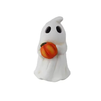 Halloweenská dekorace duch s LED osvětlením X7434