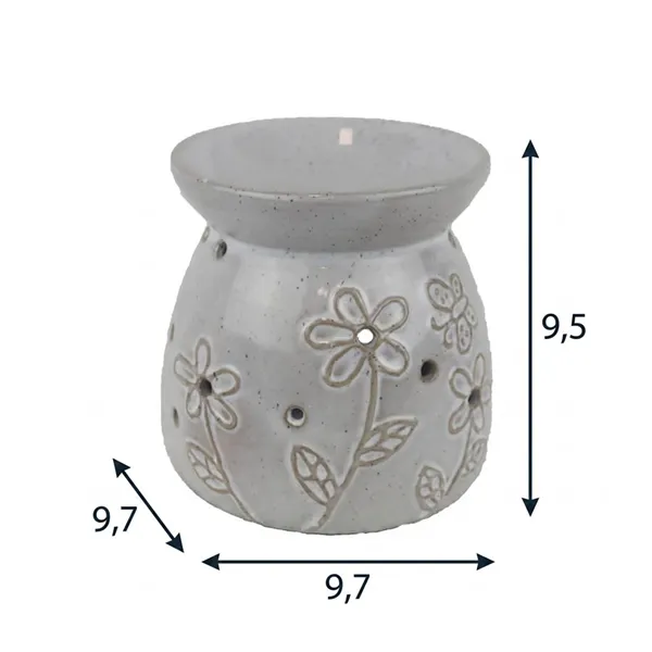 Aromalampa s kytičkami X7665