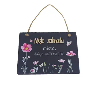 Břidlicová tabulka k zavěšení X7913