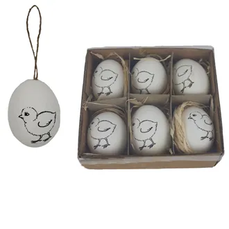 Velikonoční vajíčka, 6 ks X7943