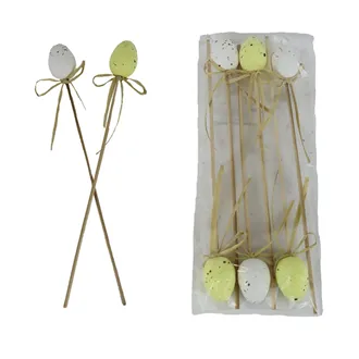 Zápich velikonoční vajíčka, 6 ks X7968/1