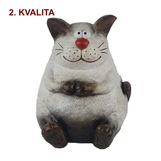 Dekorace kočka 2. jakost X8108/2B