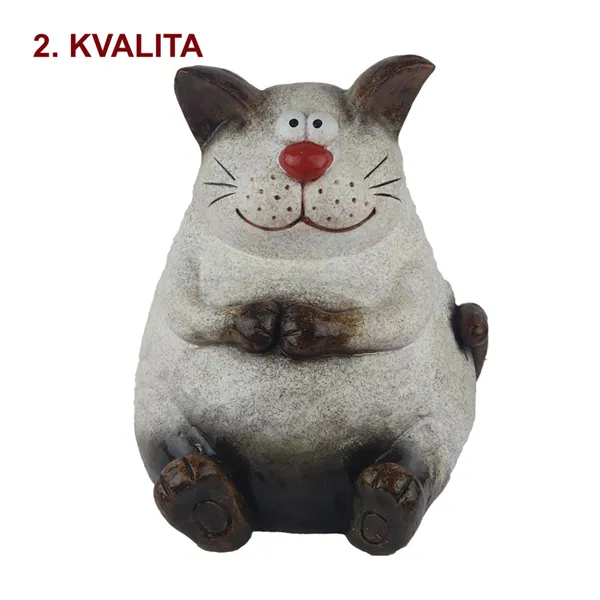 Dekorace kočka 2. jakost X8108/2B