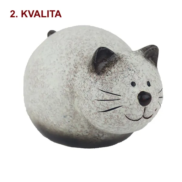 Dekorace kočka 2. jakost X8113/3