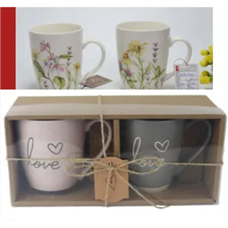 Hrnek luční kvítí, 2 ks X8119