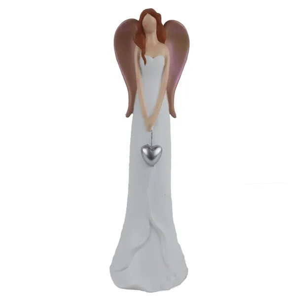 Dekorace anděl se srdíčkem X8175/5